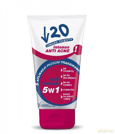 Under Twenty Anti Acne Intense Multi Cleanser 5w1 150 ml