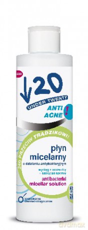 Under Twenty Anti Acne Płyn micelarny o działaniu antybakteryjnym 200 ml