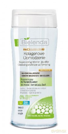 Bielenda BioTechnologia 40+ Kolagenowe Odmłodzenie Regenerujący płyn miceralny 200 ml