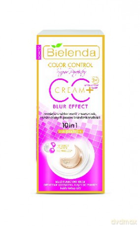 Bielenda Color Control+ 10 w 1 Krem do twarzy Blur Effect udoskonalający 40 ml