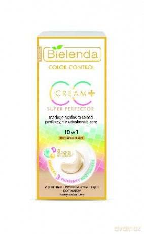 Bielenda Color Control+ 10 w 1 Krem do twarzy Perfector korygujący z 3 pigmentami 40 ml