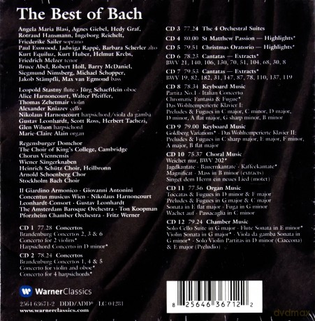 Bach: Best Of Bach [12CD]