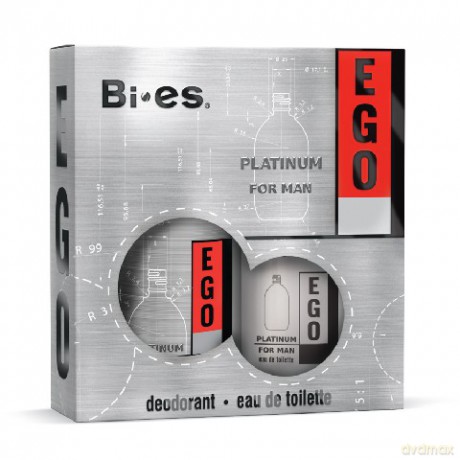 Bi-es Ego Platinum Komplet woda toaletowa + deo spray
