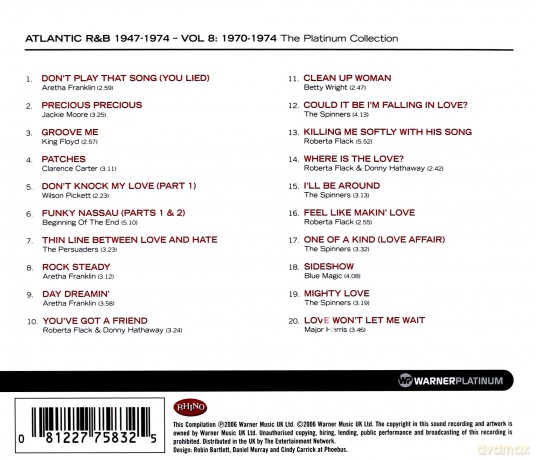 Atlantic R&B vol.8 1970-1974 [CD]