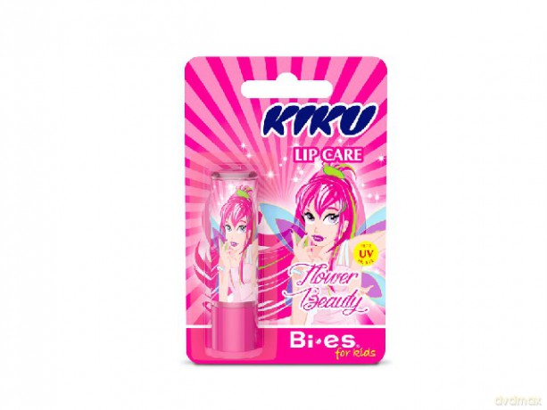 Bi-es Kiku Pomadka ochronna do ust dla dzieci Flower Beauty