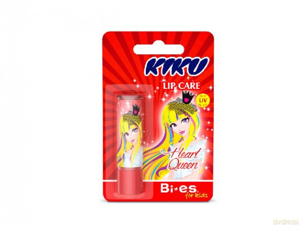 Bi-es Kiku Pomadka ochronna do ust dla dzieci Heart Queen