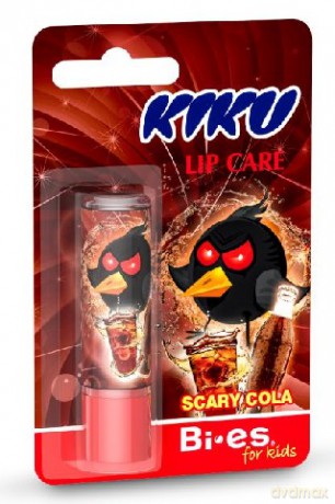 Bi-es Kiku Pomadka ochronna do ust dla dzieci Scary Cola