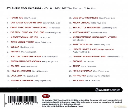 Atlantic R&B vol.6 1965-1967 [CD]