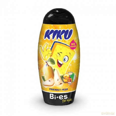 Bi-es Kiku Żel 3 w 1 dla dzieci Friendly Pear 250 ml