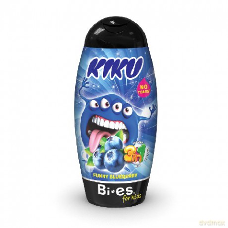 Bi-es Kiku Żel 3 w 1 dla dzieci Funny Blueberry 250 ml