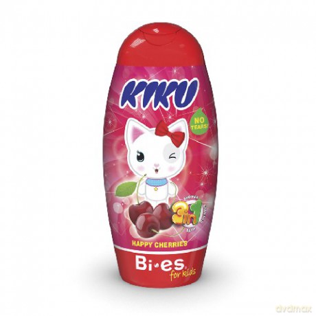 Bi-es Kiku Żel 3 w 1 dla dzieci Happy Cherries 250 ml