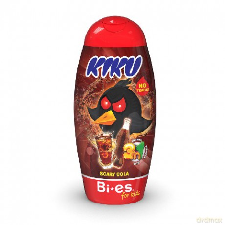 Bi-es Kiku Żel 3 w 1 dla dzieci Scary Cola 250 ml