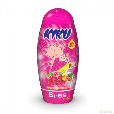 Bi-es Kiku Żel 3 w 1 dla dzieci Sweet Raspberry 250 ml