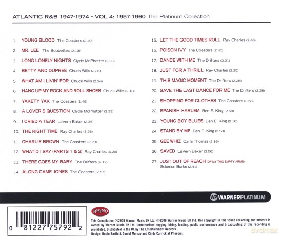 Atlantic R&B vol.4 1957-1960 [CD]