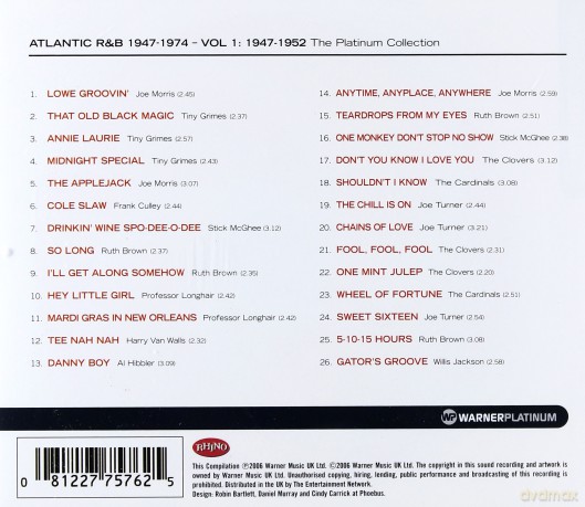 Atlantic R&B vol.1 1947-1952 [CD]