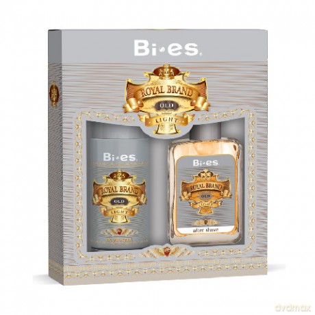 Bi-es Royal Brand Light Komplet Woda po goleniu + Dezodorant