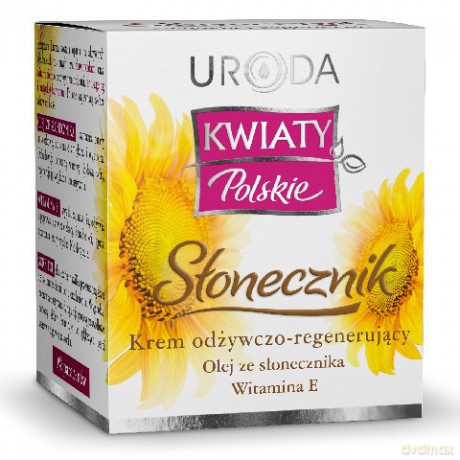 Uroda Kwiaty Polskie Krem odżywczo regenerujący SŁONECZNIK 50 ml