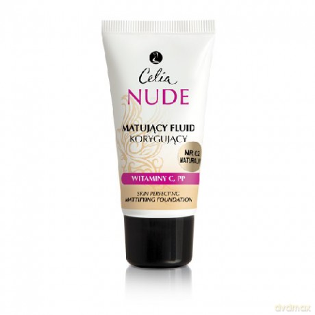 Celia Nude Make-Up matujaco - korygujący 02 Natural