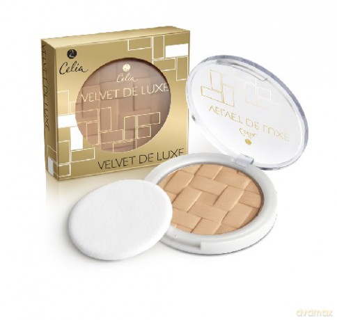 Celia Puder prasowany Velvet de Luxe nr 106 highlighting