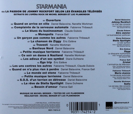 Starmania [CD]