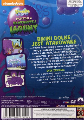 Spongebob Kanciastoporty: Przybyło z Błotnistej Laguny [DVD]