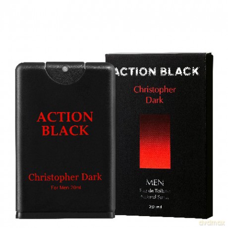 Christopher Dark Men Action Black Woda Toaletowa 20 ml