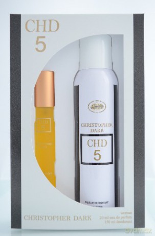 Christopher Dark Woman CHD 5 Zestaw prezentowy Woda Perfumowana 20 ml + Dezodorant spray 150 ml