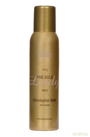 Christopher Dark Woman Fine Gold Lady Dezodorant spray 150 ml