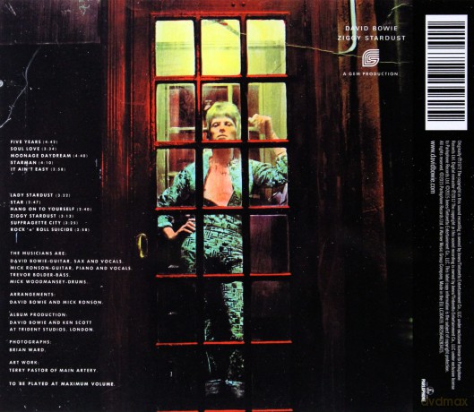 David Bowie: The Rise And Fall Of Ziggy Stardust And The Spiders From Mars [CD]