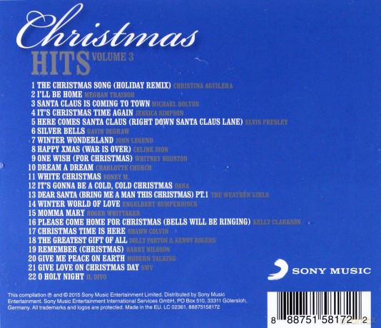 Christmas Hits vol. 3 [CD]