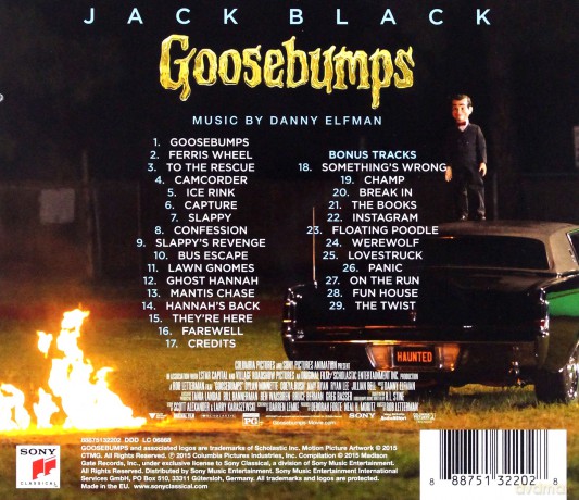 Goosebumps soundtrack (Gęsia Skórka) (Danny Elfman) [CD]