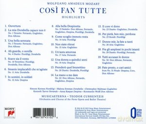 Teodor Currentzis: Mozart: Cosi fan tutte (Highlights) [CD]