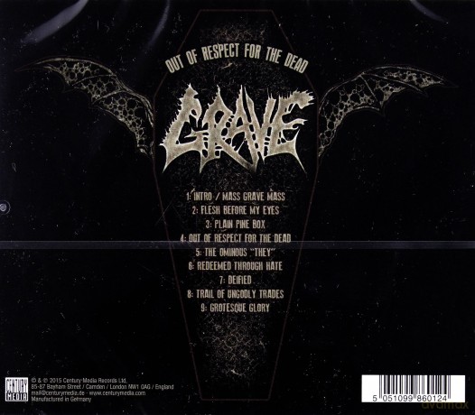 Grave: Out of Respect for the Dead [CD]