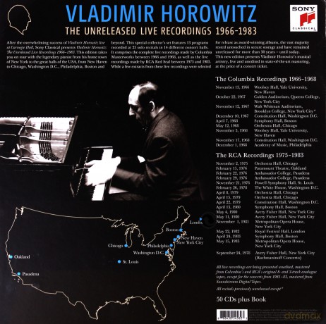 Vladimir Horowitz: Vladimir Horowitz: The Unreleased Live Recordings 1966-1983 [50CD]