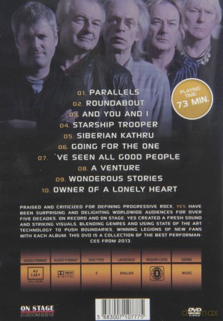 Yes: Live In Concert [DVD]