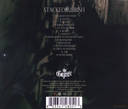 The Gazette: Stacked Rubbish [CD]