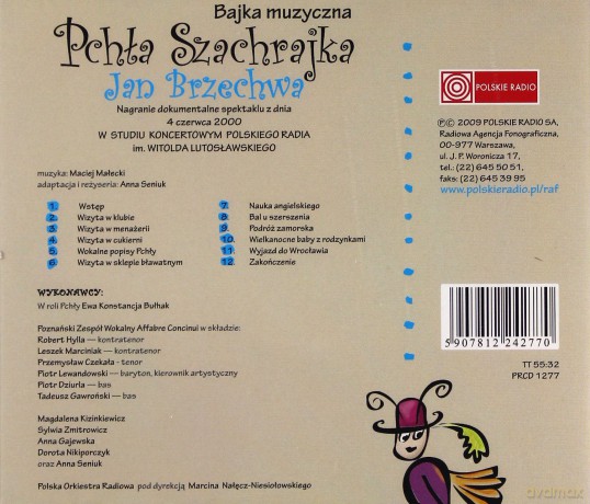 Pchła Szachrajka - Jan Brzechwa (bajka muzyczna) [CD]