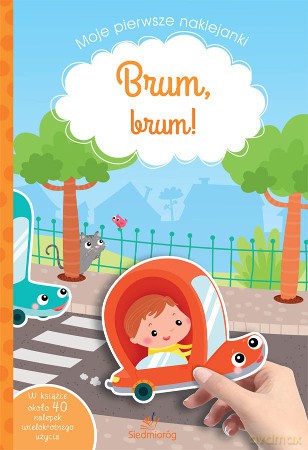 Brum brum. Moje pierwsze naklejanki [KSIĄŻKA]