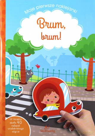 Brum brum. Moje pierwsze naklejanki [KSIĄŻKA]