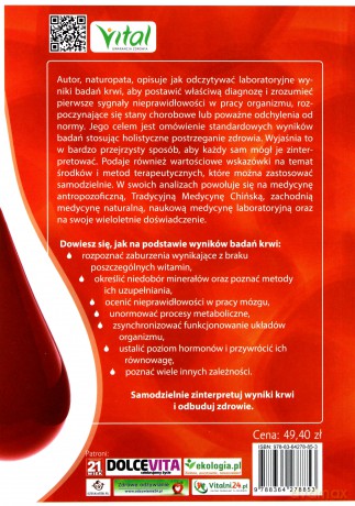 Co mówi twoja krew. Holistyczne spojrzenie na wyniki badań laboratoryjnych - Lothar Ursinus [KSIĄŻKA]