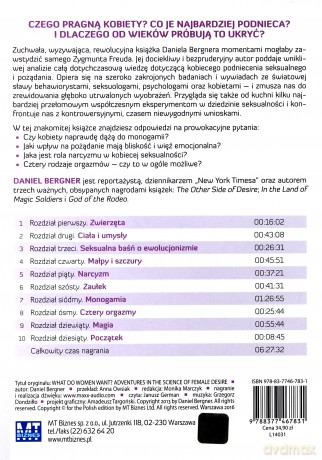 Czego pragną kobiety. O kobiecym pożądaniu w przełomowych badaniach seksuologów - Daniel Bergner [AUDIOBOOK] [CD-MP3]