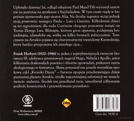 Dzieci diuny - Frank Herbert [AUDIOBOOK] [CD-MP3]