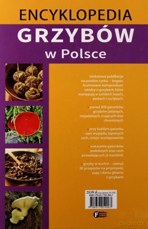 Encyklopedia grzybów w Polsce (twarda) [KSIĄŻKA]