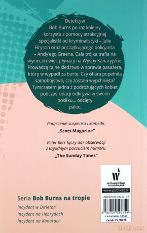 Incydent na Kanarach. Bob Burns na tropie - Kerr Peter [KSIĄŻKA]