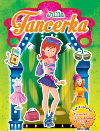 Julla tancerka. Naklejki z brokatem [KSIĄŻKA]