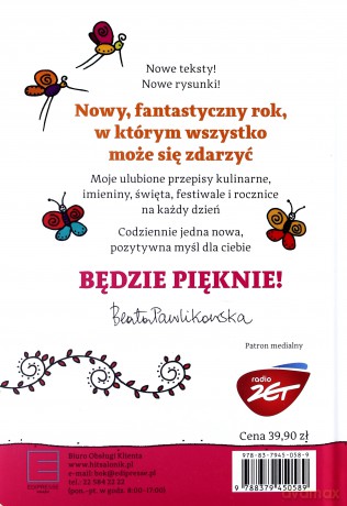 Kalendarz 2016 rok pozytywnego myślenia - Beata Pawlikowska [KALENDARZ]