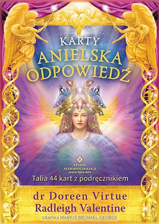 Karty. Anielska odpowiedź - Doreen Virtue, Radleigh Valentine (twarda) [KARTY]+[KSIĄŻKA]
