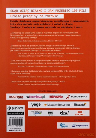 Kuchnia dla biegaczy. Siła z roślin - Violetta Domaradzka, Robert Zakrzewski, Damian Parol [KSIĄŻKA]