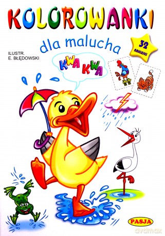 Kwa kwa. Kolorowanki dla malucha - Ernest Błędowski [KSIĄŻKA]