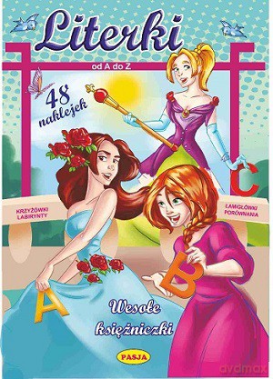 Literki od A do Z wesołe księżniczki - Katarzyna Fic [KSIĄŻKA]